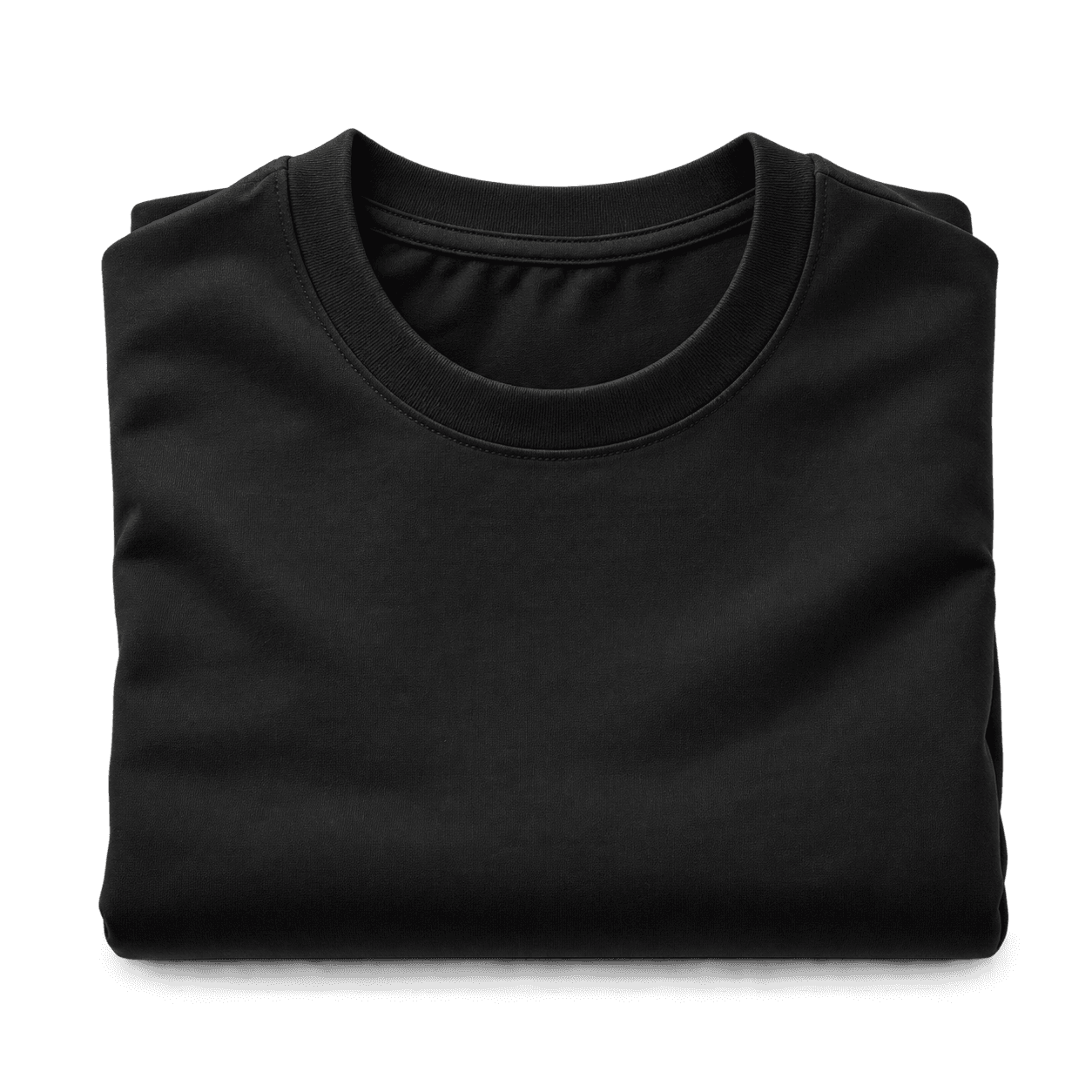 Black The Team Tee unbranded product mockup