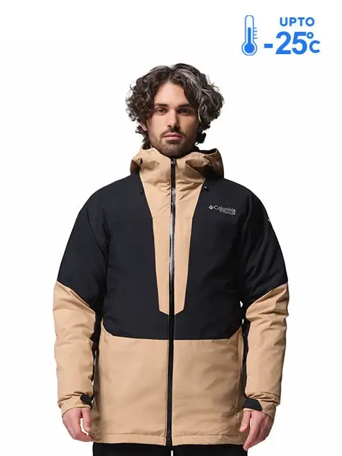 Columbia Men Brown Omni-Heat Inifnity Winter District II Hooded Interchange Jacket — image 1