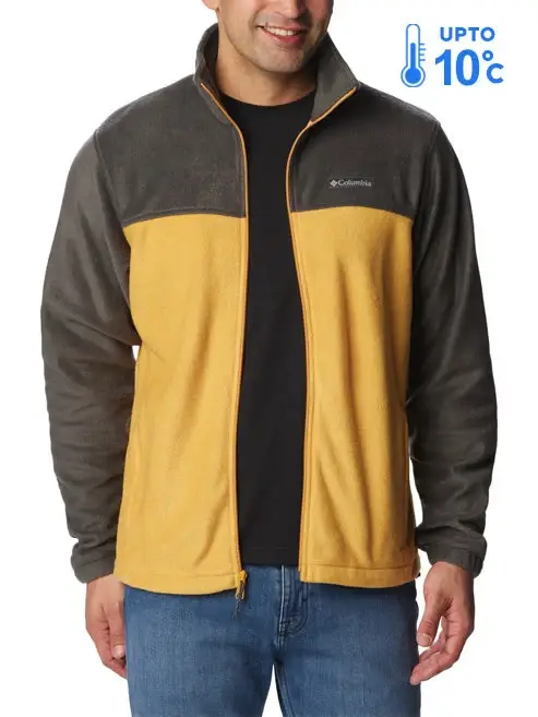 Columbia Men Black Steens Mountain 2.0 Fleece Jacket — image 1