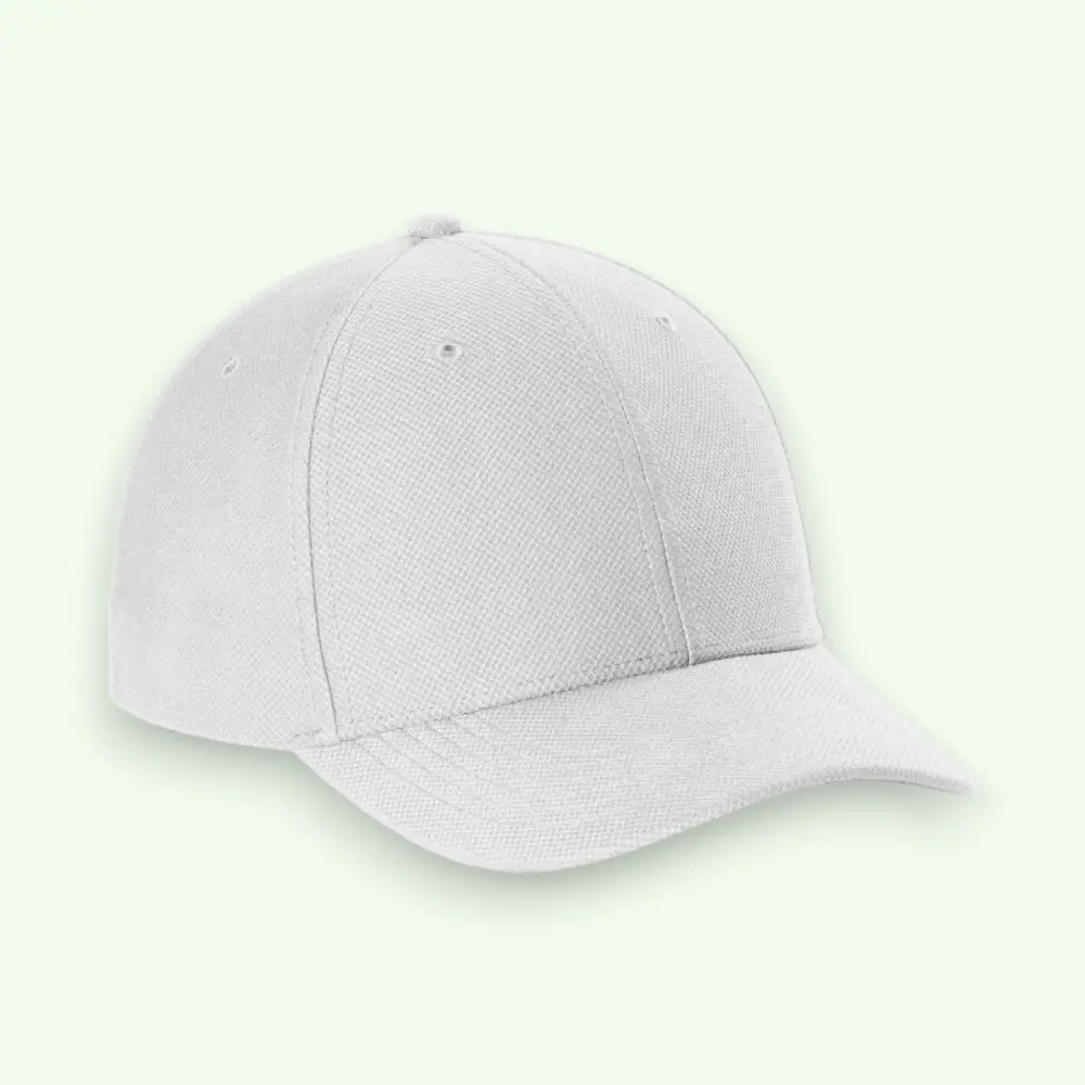 Customized 6 Panel Cap-White — image 1