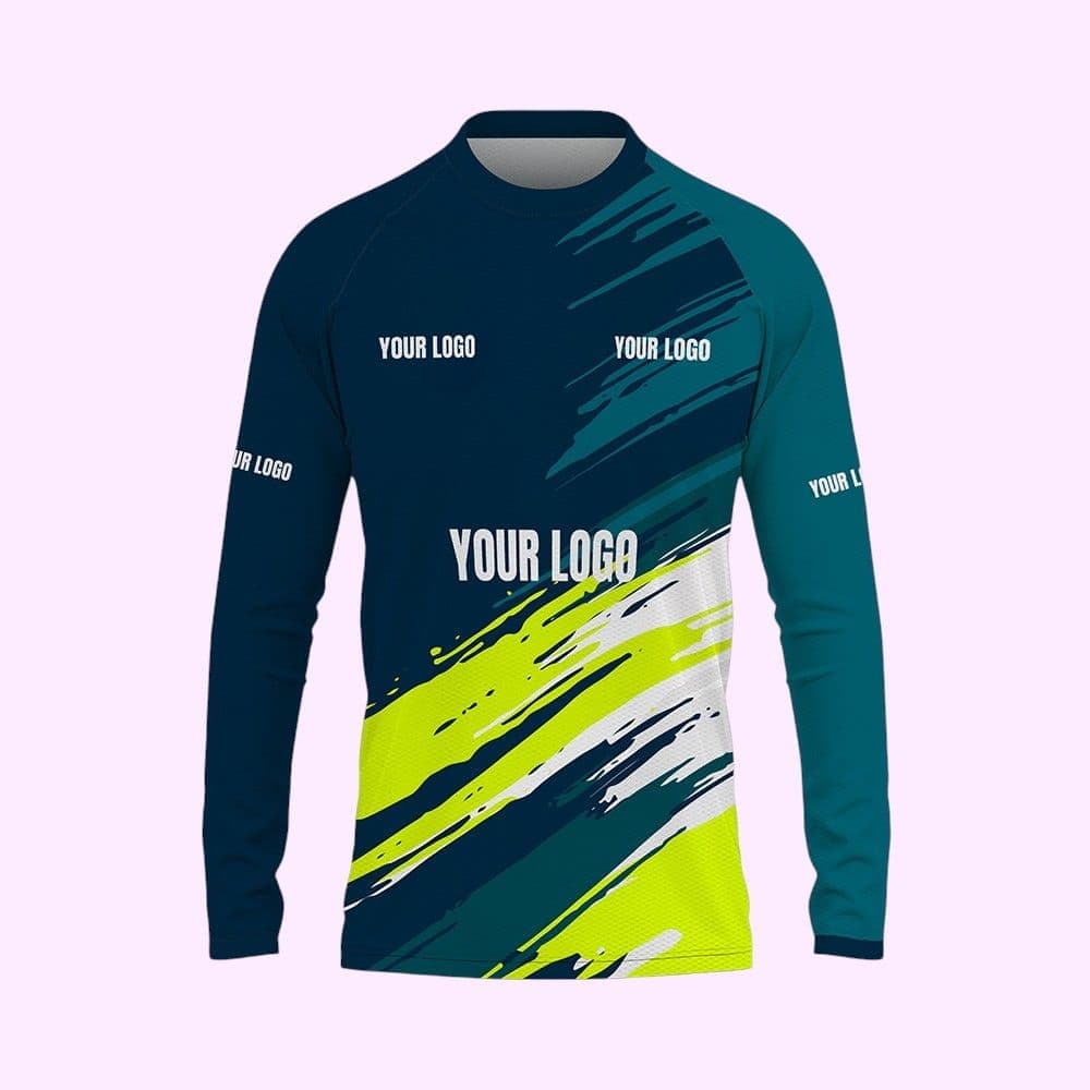 Greys&Blues Round Neck Sports Jersey- Full Sleeve — image 1
