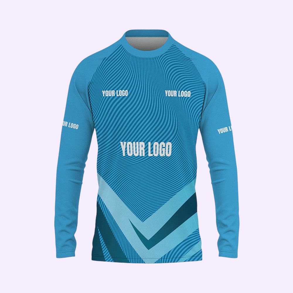 Greys&Blues Round Neck Sports Jersey- Full Sleeve — image 1