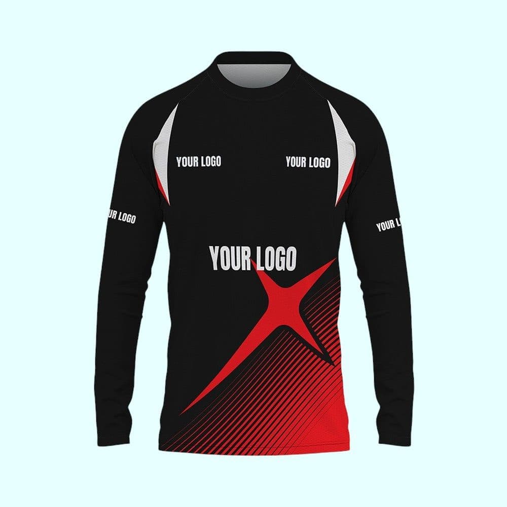 Greys&Blues Round Neck Sports Jersey- Full Sleeve — image 1