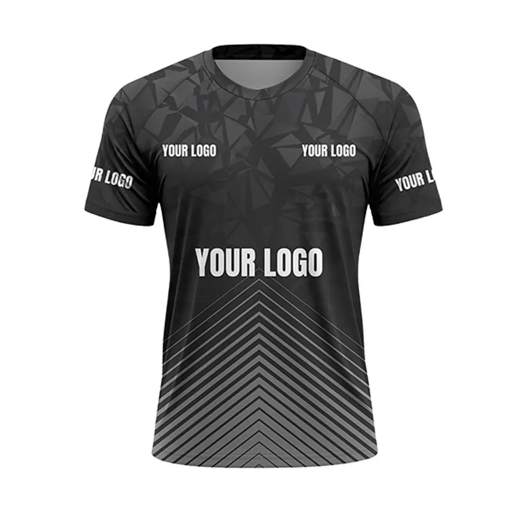 Greys&Blues Round Neck Sports Jersey- Half Sleeve — image 1