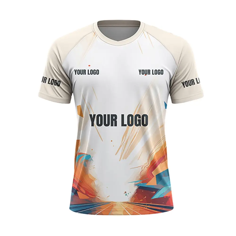 Greys&Blues Round Neck Sports Jersey- Half Sleeve — image 1