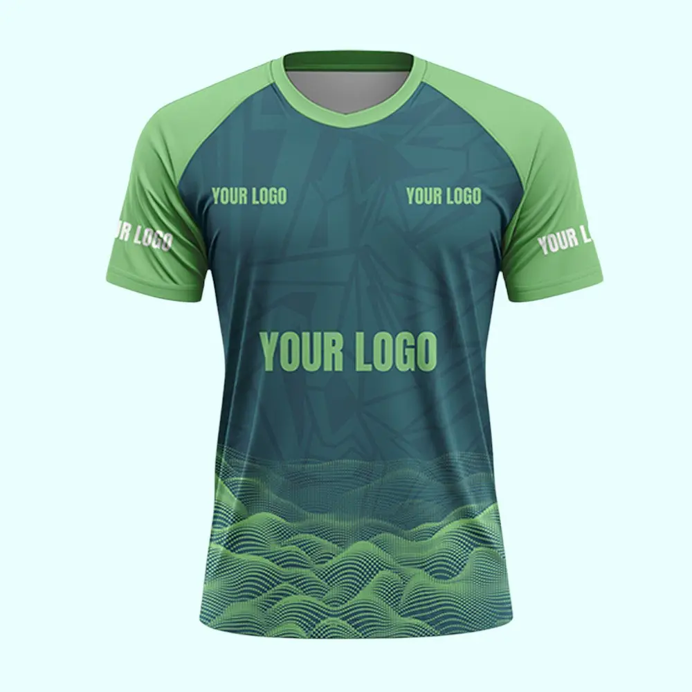 Greys&Blues Round Neck Sports Jersey- Half Sleeve — image 1