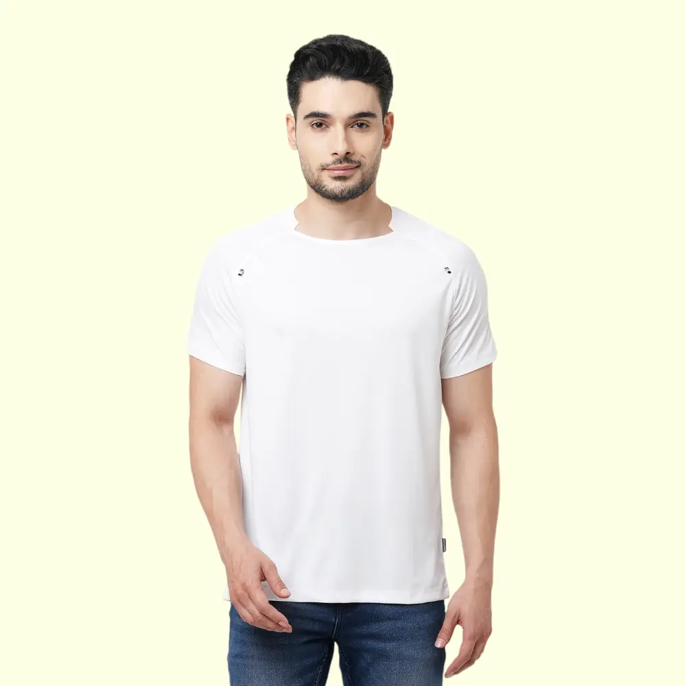 Jack&Jones Icero Round Neck-White — image 1