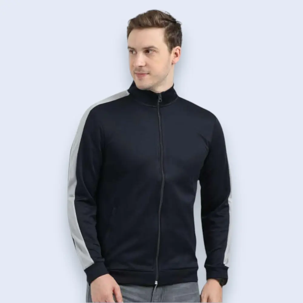 Reebok Jacket 100% Polyster-Navy Blue — image 1