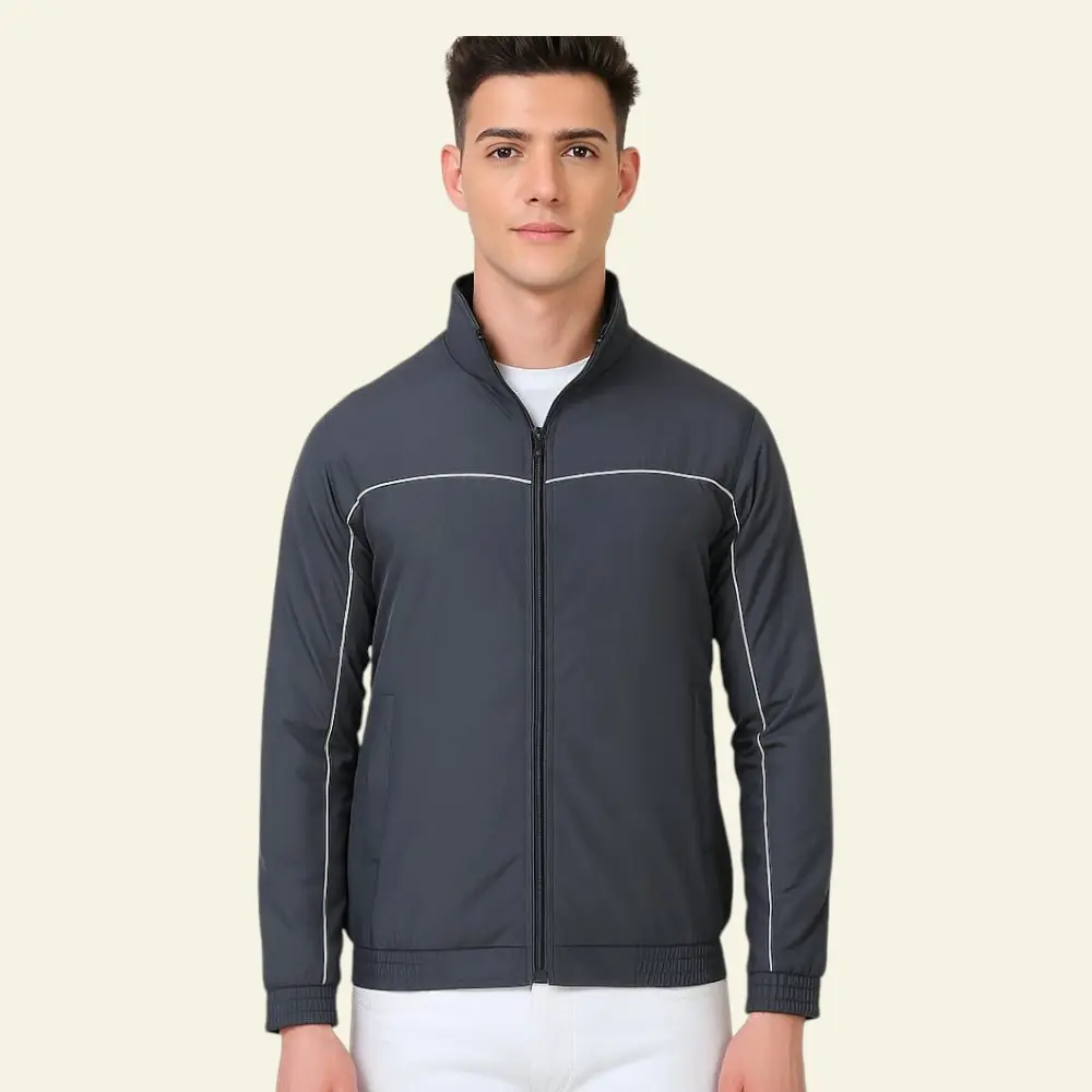 Scott AWG Wind Cheater Jacket- Dark Grey with White — image 1
