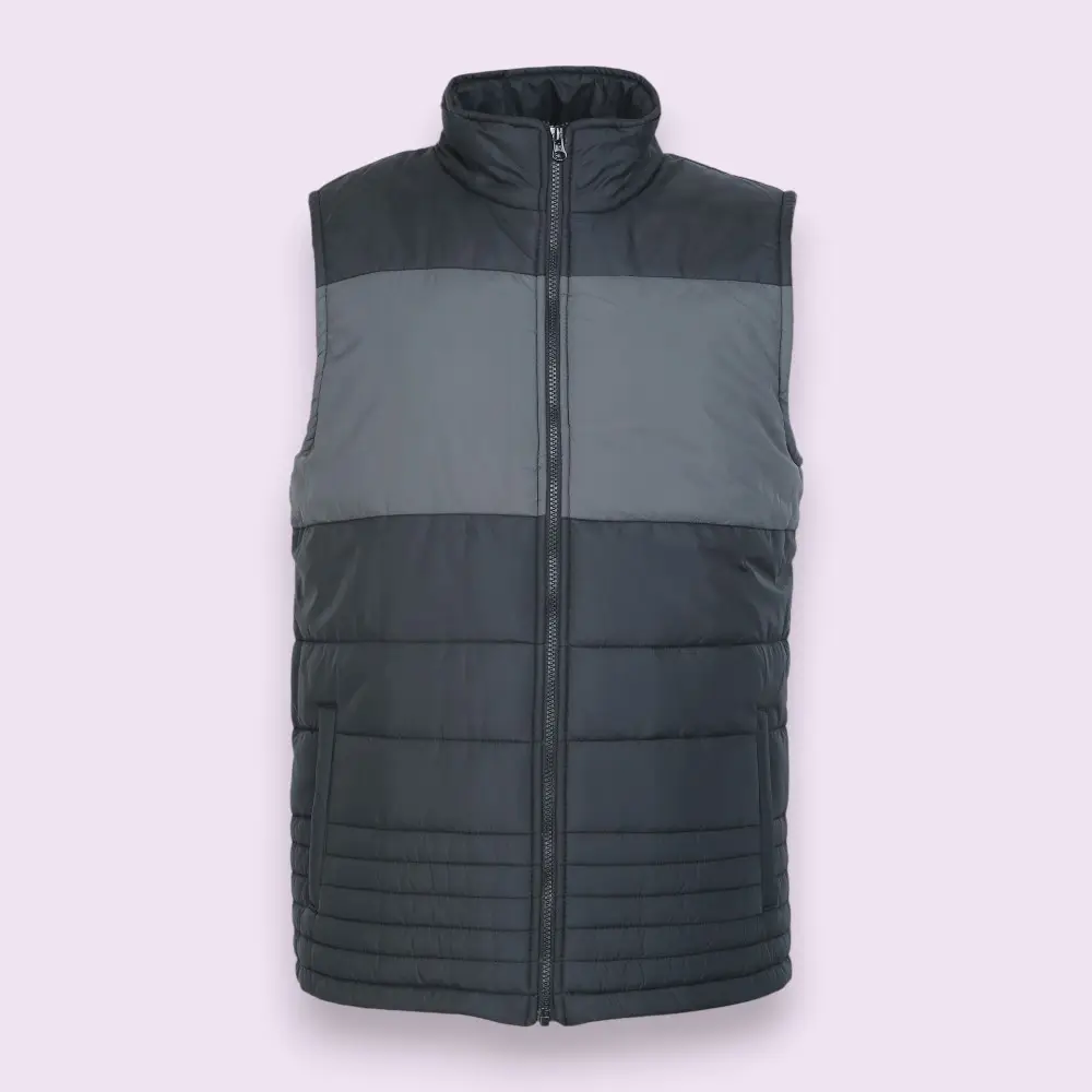 UCB Bomber Jacket-Sleeveless- Black with Grey — image 1