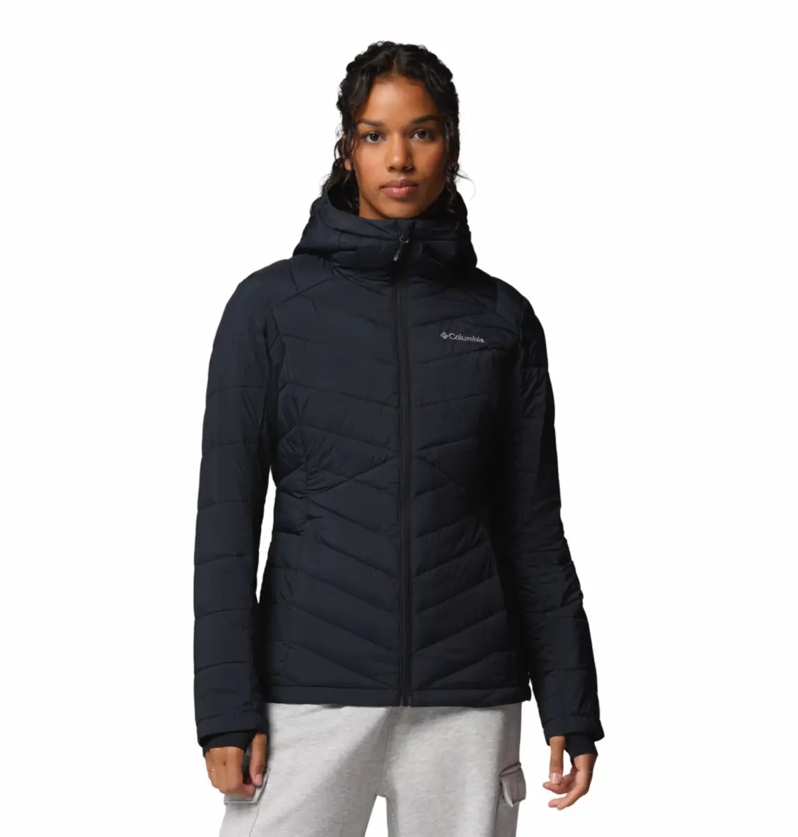 Columbia Women Black Omni-Heat Infinity Joy Peak II Down Jacket — image 1