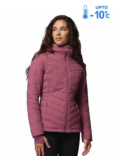 Columbia Women Purple Omni-Heat Infinity Joy Peak II Down Jacket — image 1
