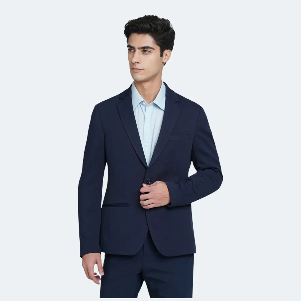 Jack&Jones Daniel Knit Blazer- Navy Blue — image 1