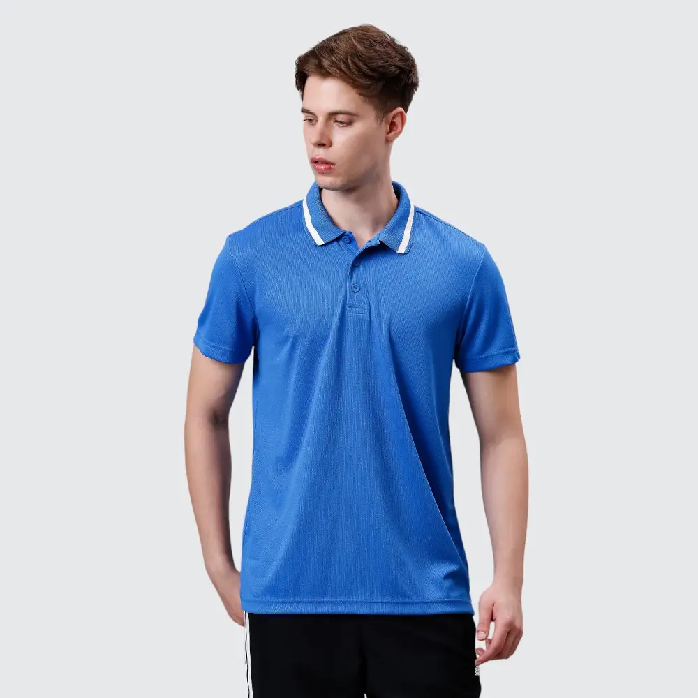 Adidas Clima Lite Tshirt- Royal Blue with White Tipping — image 1