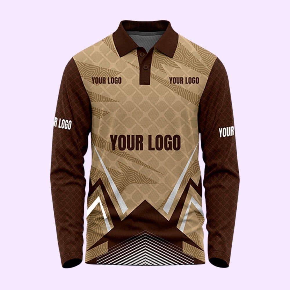 Greys&Blues Sports Jersey With Collar- Full Sleeve — image 1