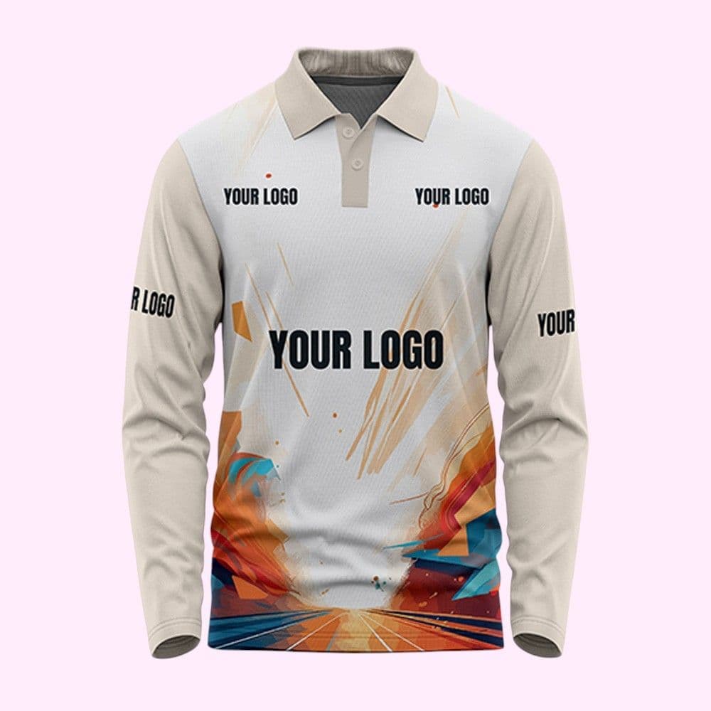 Greys&Blues Sports Jersey With Collar- Full Sleeve — image 1