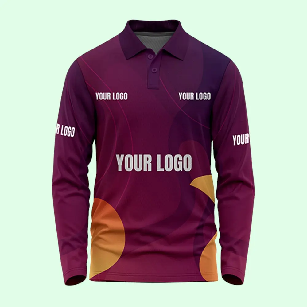 Greys&Blues Sports Jersey With Collar- Full Sleeve — image 1