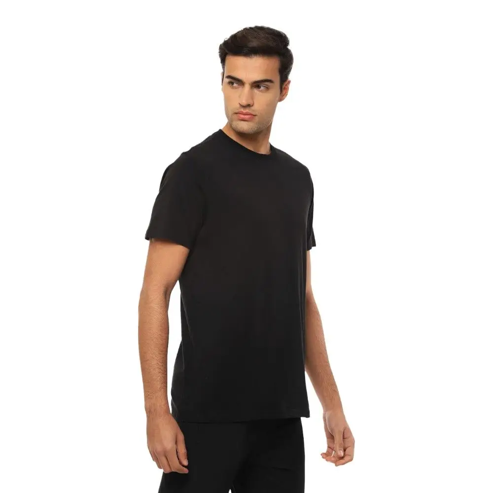 Hummel Round Neck Cotton T-shirt-Black — image 1