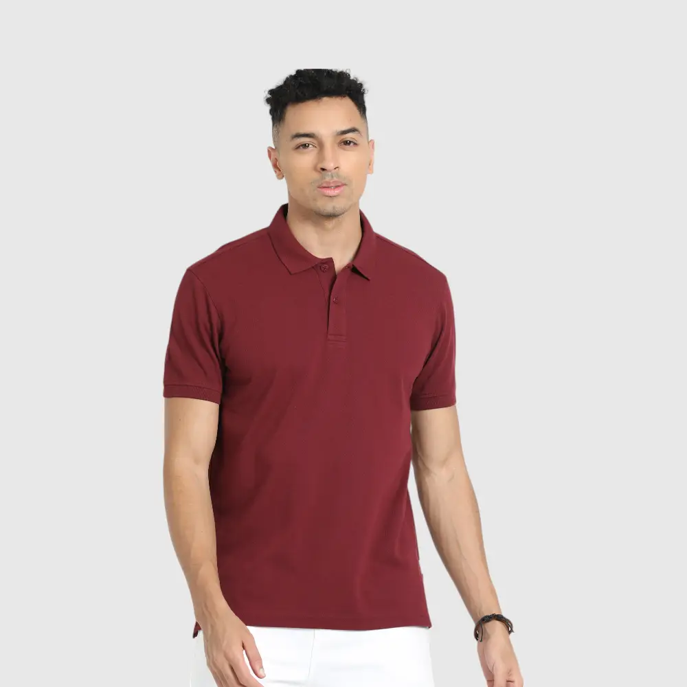 John Players T-shirt - Wine — image 1
