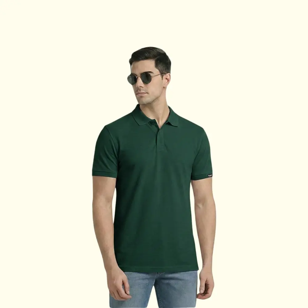 Pepe Jeans Milano Polo T-shirt- Green — image 1