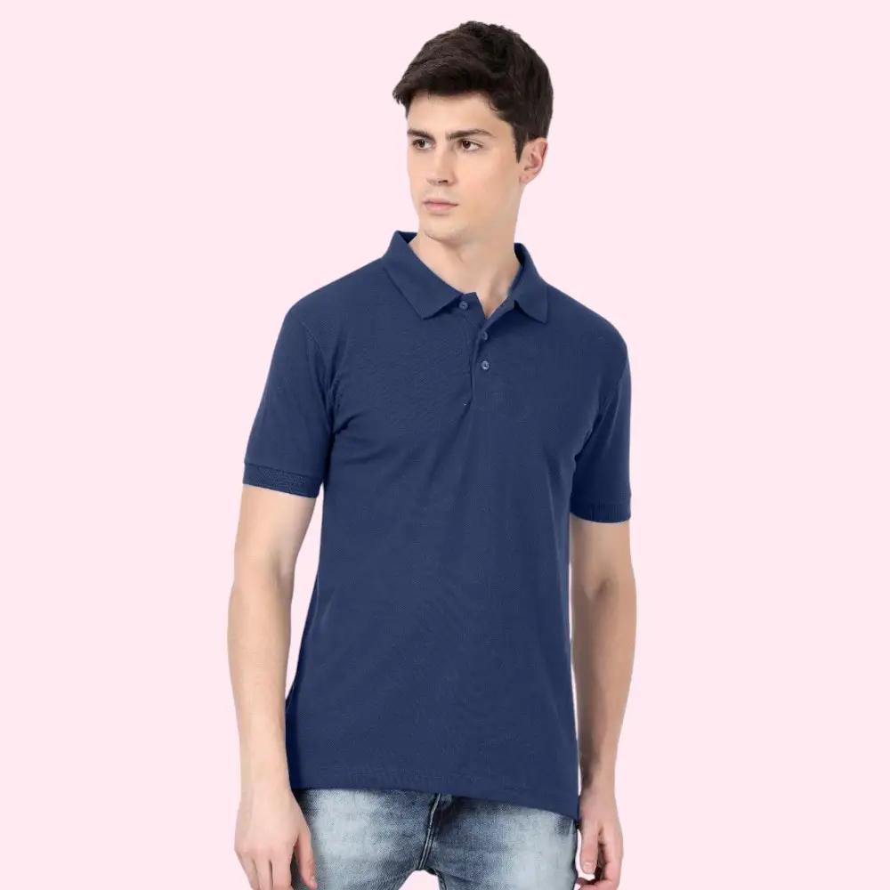 Scott AWG Fastee Polo T-Shirt- Navy Blue — image 1