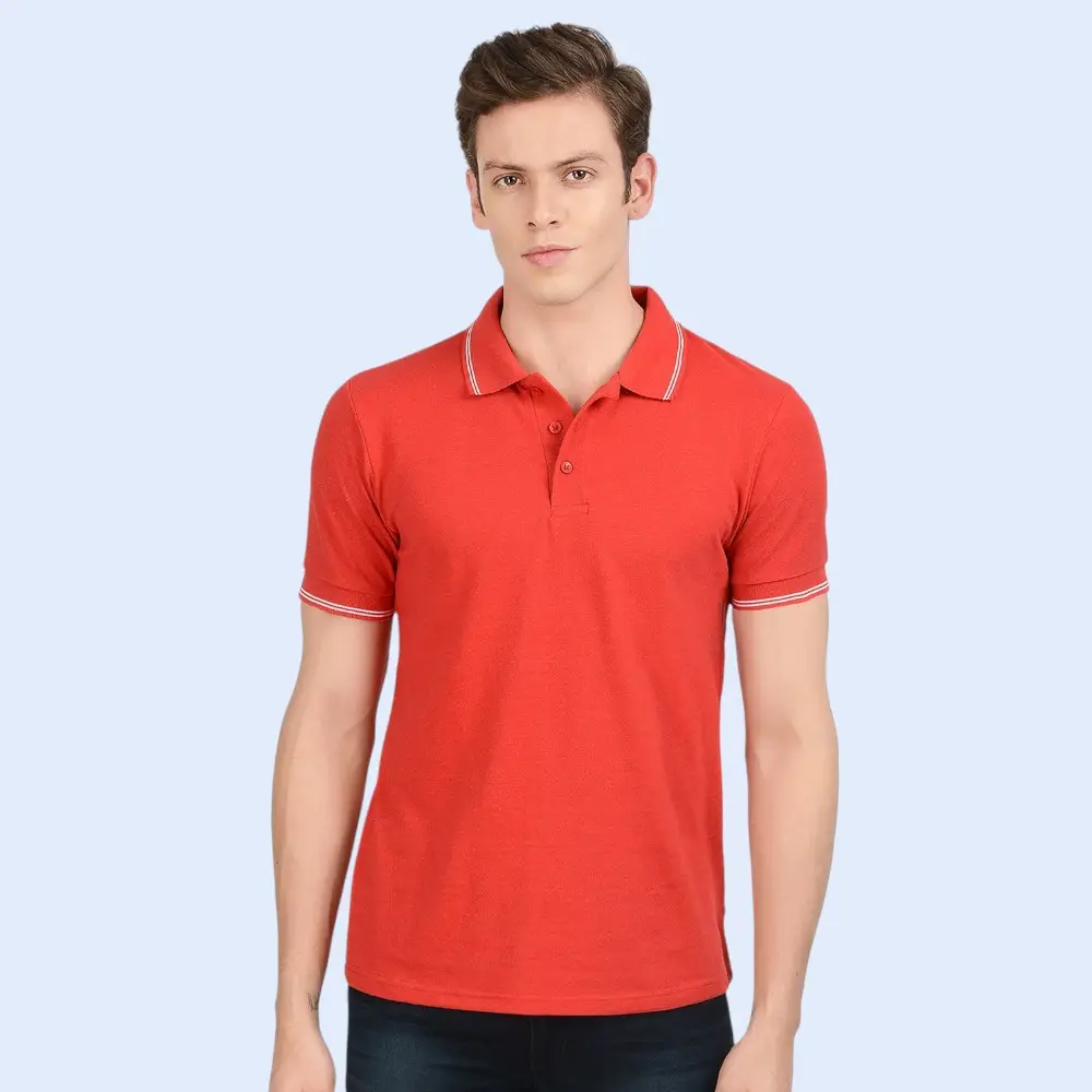 Scott AWG Green Polo New T-Shirt-Red with White Tipping — image 1