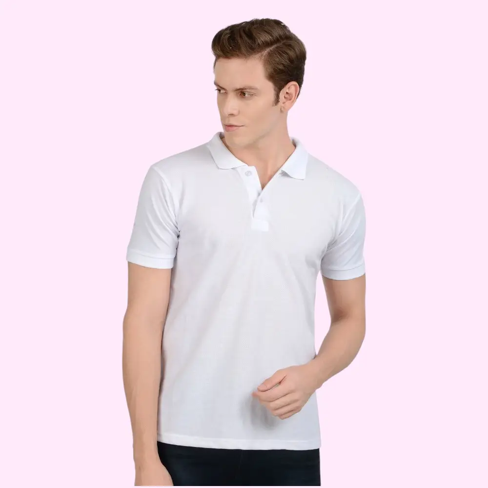 Scott Young New Polo T-Shirt- White — image 1