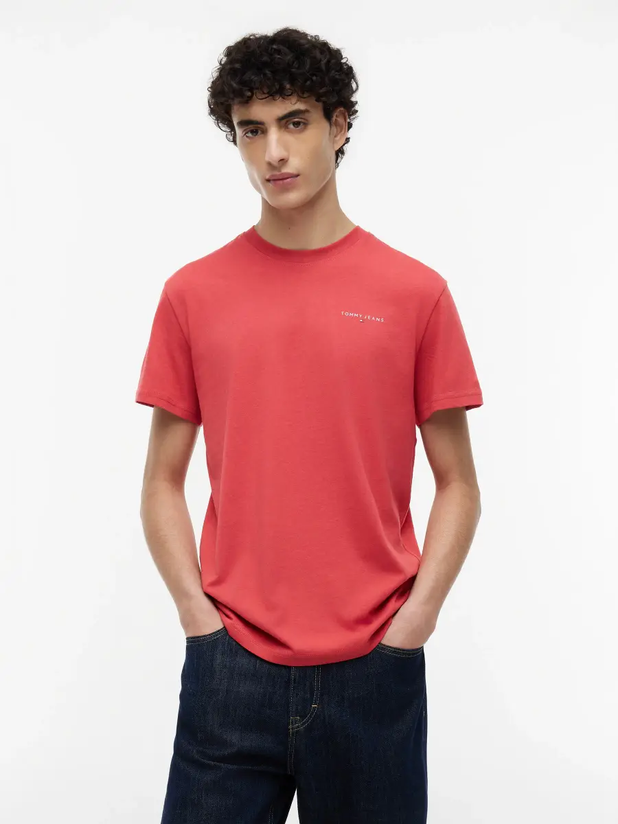 Slim Fit Linear Logo T-Shirt — image 1