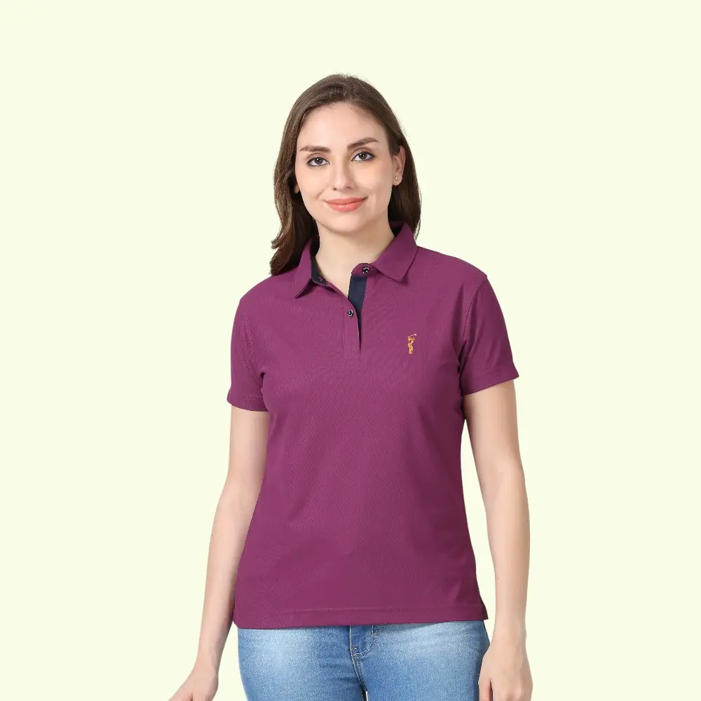 Steller Nano-Dry Golfpolo Women's T-shirt- Magenta — image 1