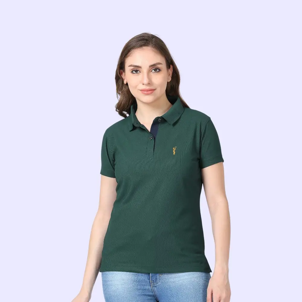 Steller Nano-Dry Golfpolo Women's T-shirt- Teal Green — image 1