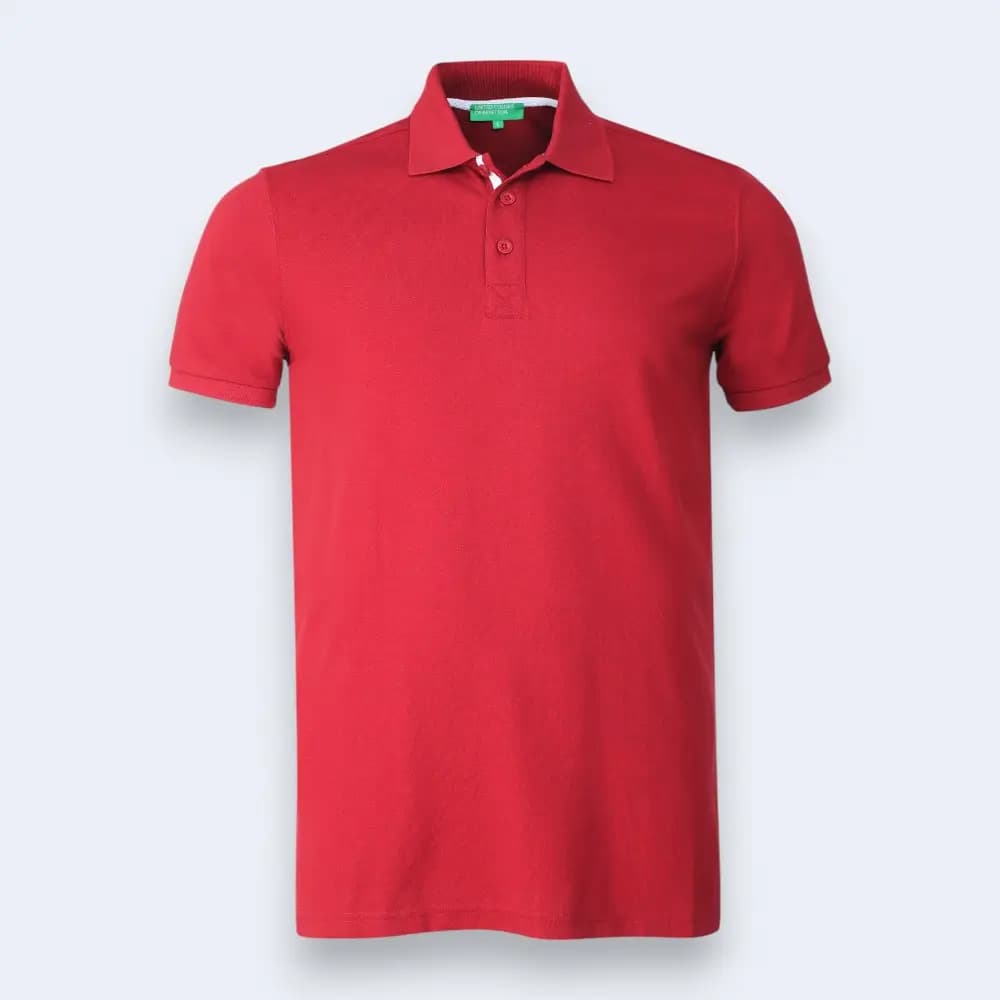 UCB Men's PC POLO T-Shirt- Maroon — image 1