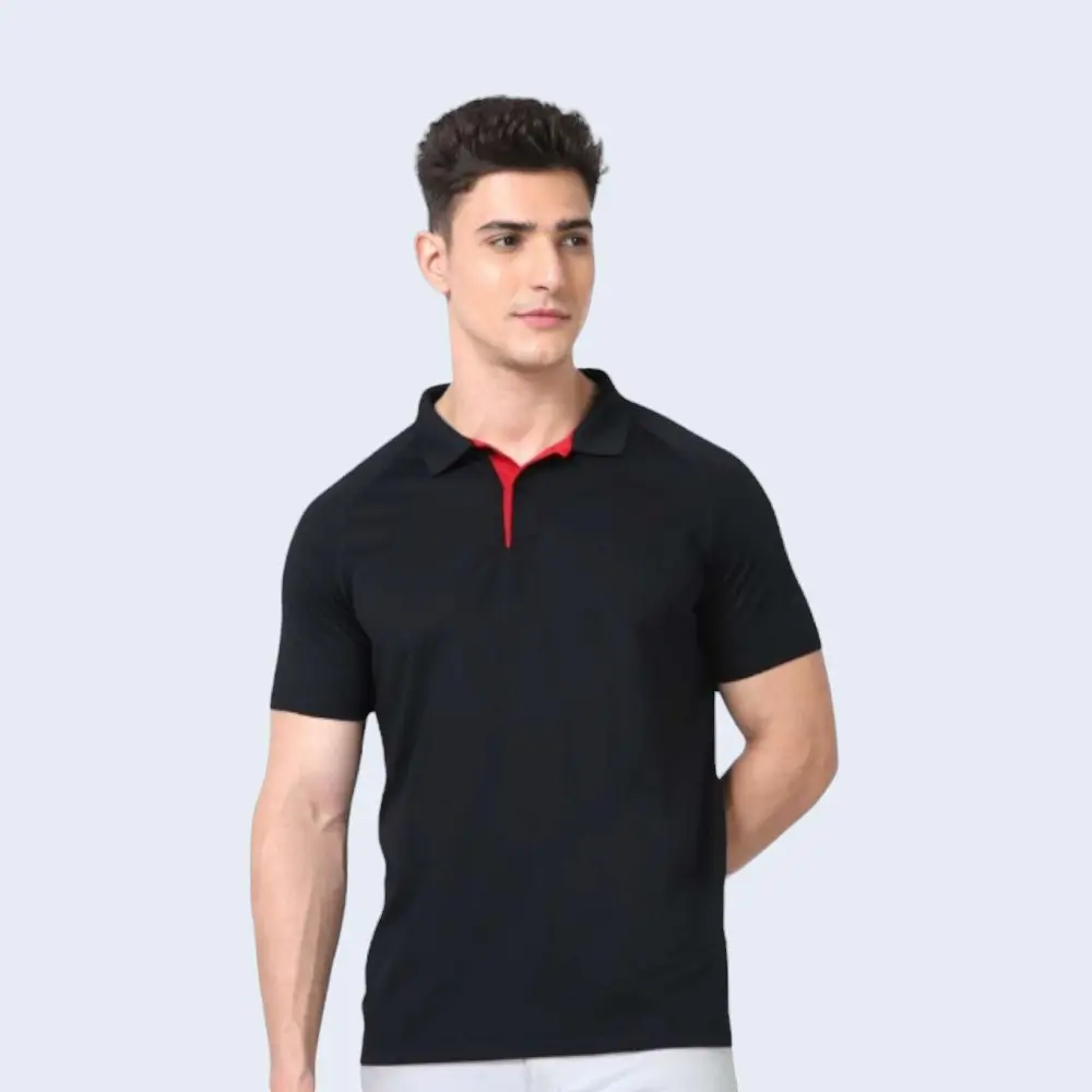 Van Heusen Dry-Fit T-shirt- Black — image 1