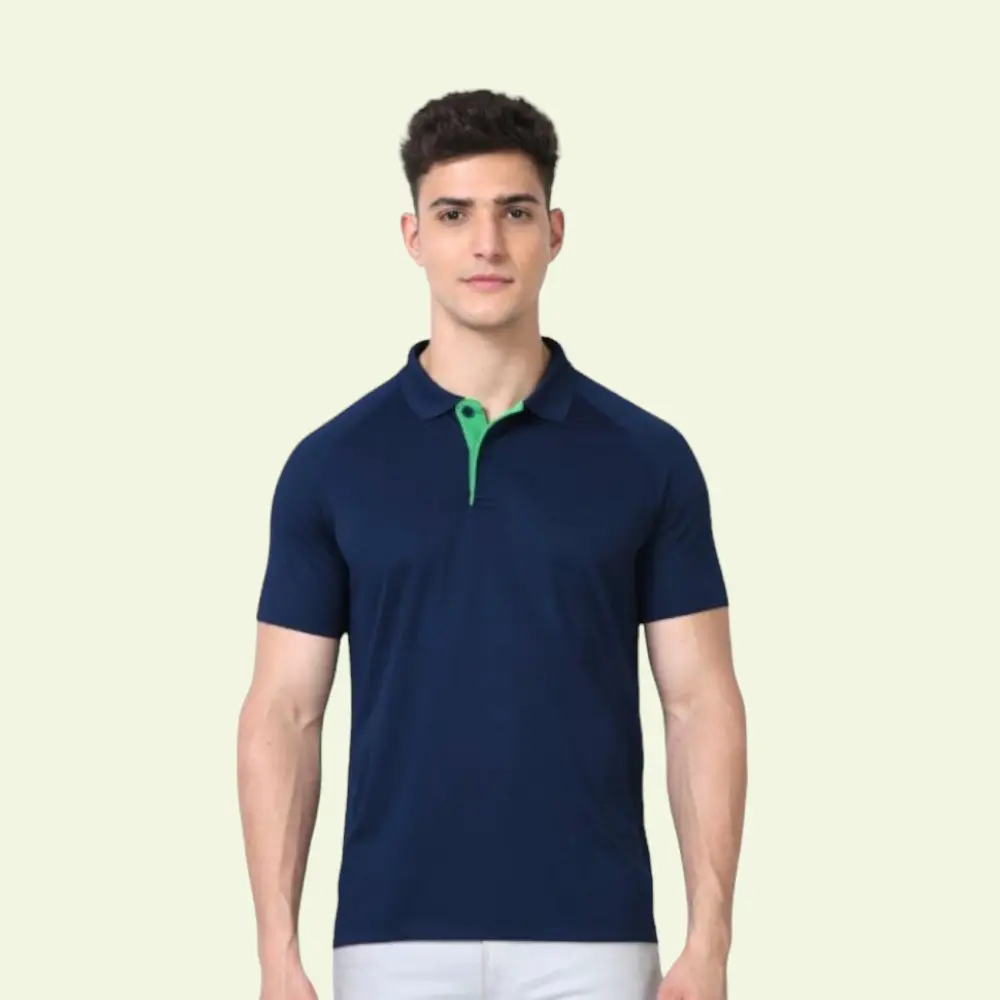 Van Heusen Dry-Fit T-shirt- Navy Blue — image 1