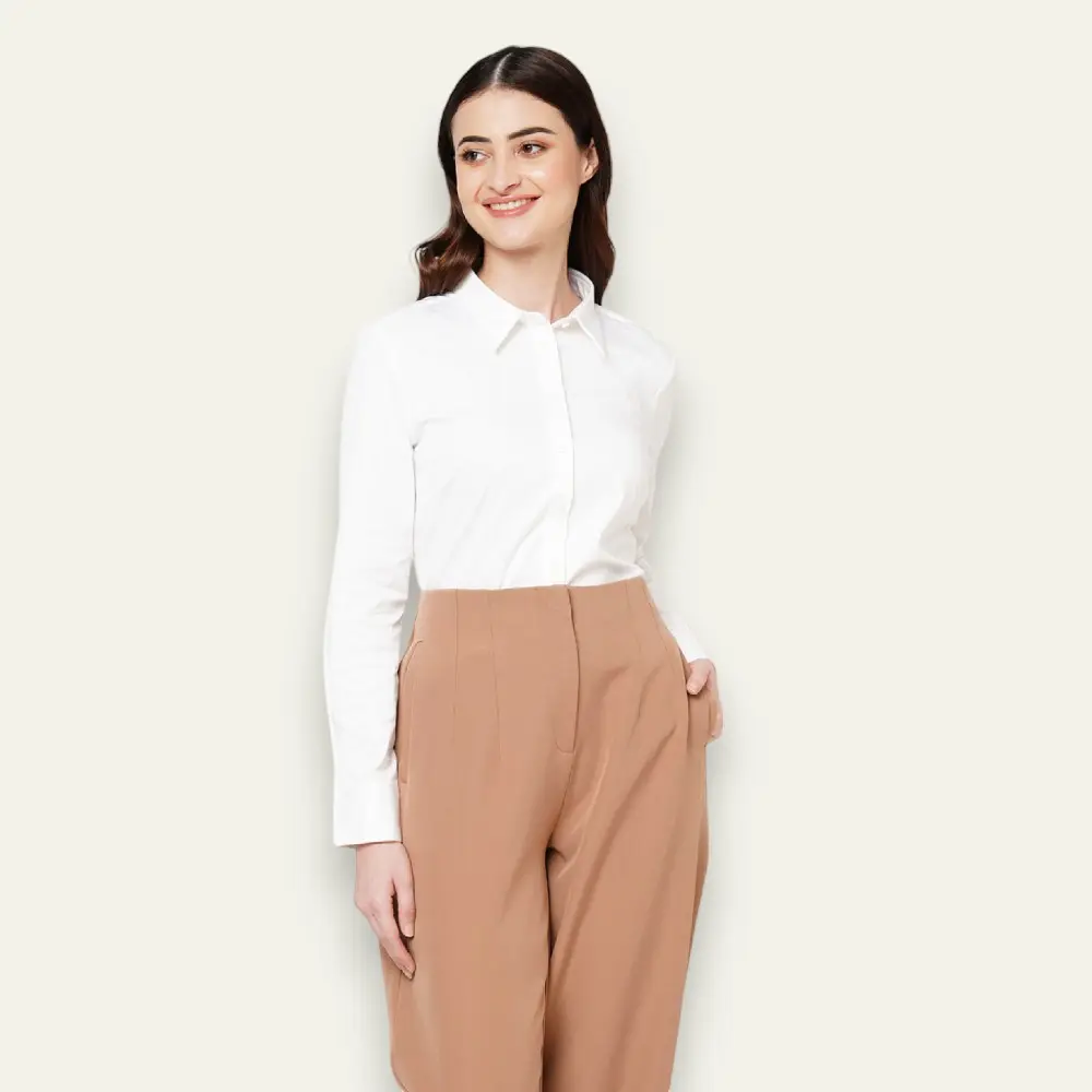 Vero Moda Carline Shirt-White — image 1