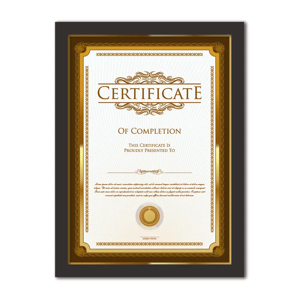 Custom-Made Photo Frame / Framed Certificate | A3 | 0.75” Frame — image 1