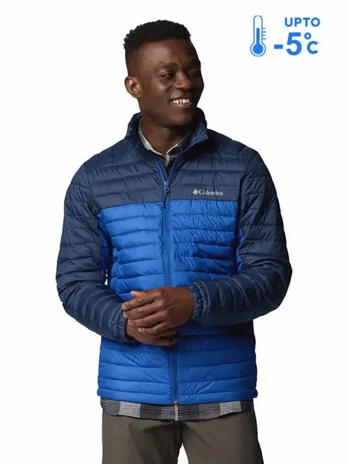 Columbia Men Blue Omni-Shield Silver Falls II Down Jacket — image 1