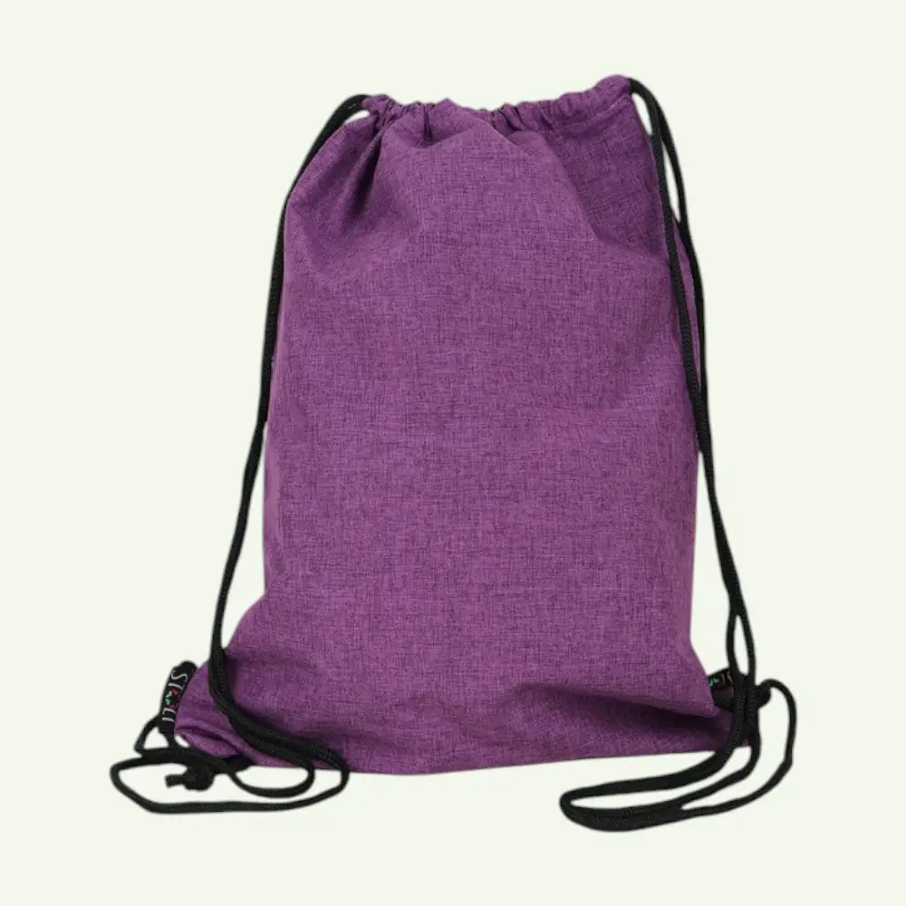 Stolt Fit Drawstring Backpack-Purple — image 1