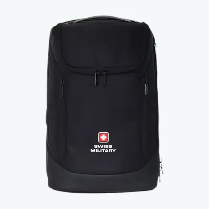 Swiss Military Cocoon Laptop Backpack- Black- 21L — image 1