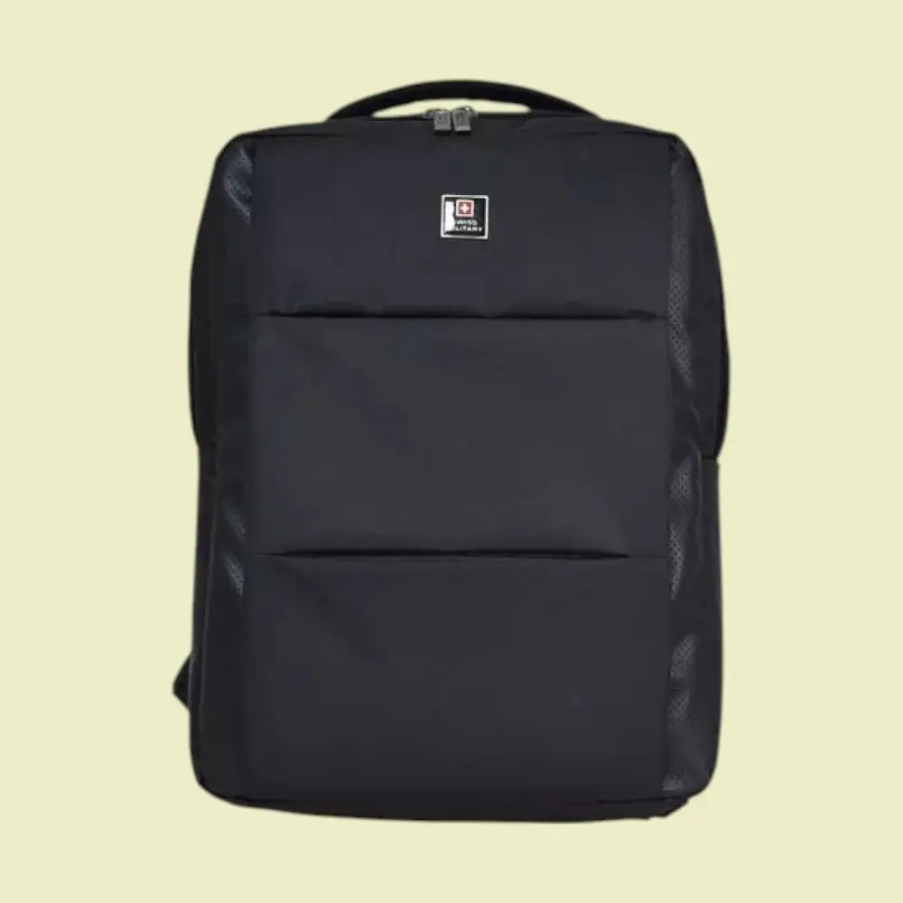 Swiss Military Recto Laptop Backpack- Black- 17L — image 1