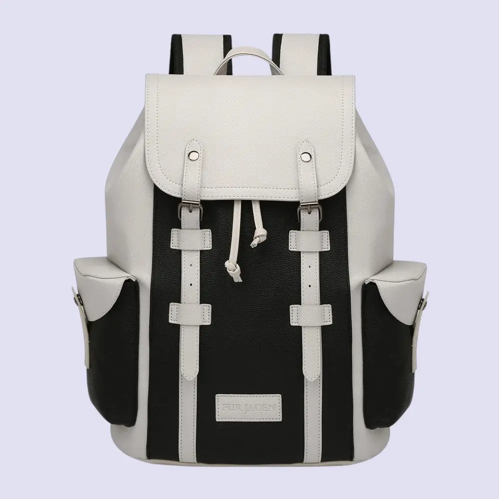 The Aviator Backpack- Black with White- 22L — image 1