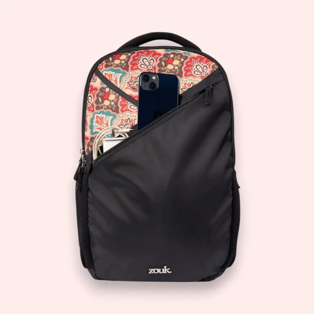 Zouk Taaran Backpack - Mughal Art Multicolor — image 1