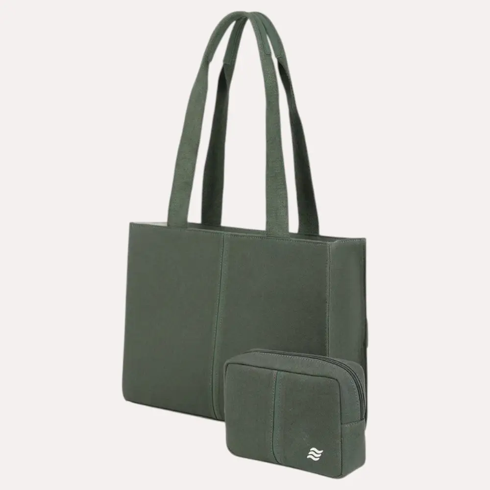 Assembly Iris Tote Bag and Pouch-13L-Green — image 1