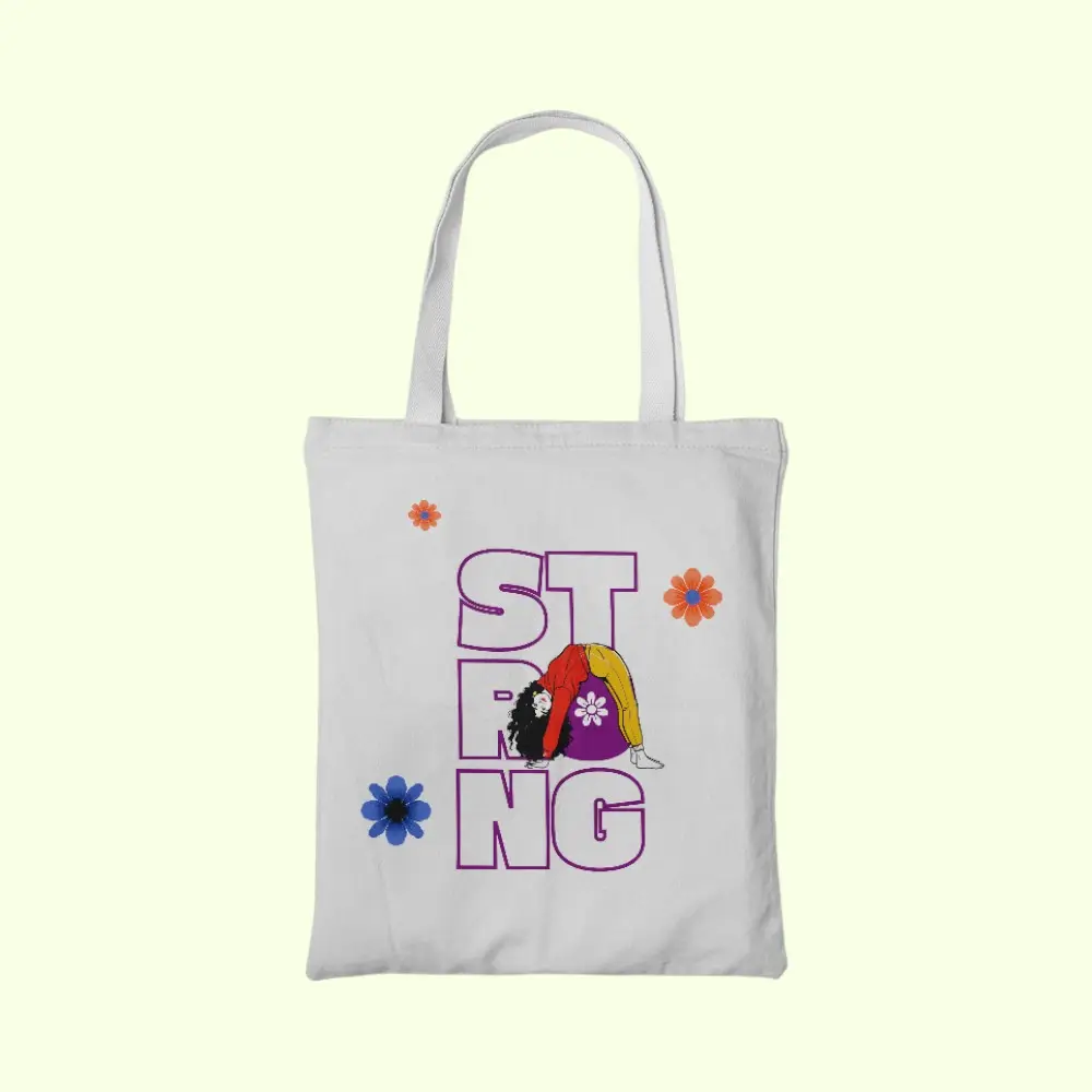 Strong- Tote Bag- 14*16 inches- White — image 1