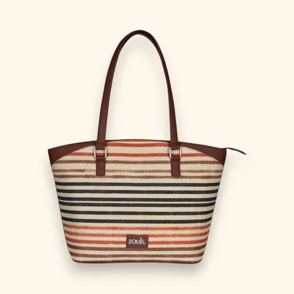 Zouk Qutub Stripes Classic Travel Tote — image 1
