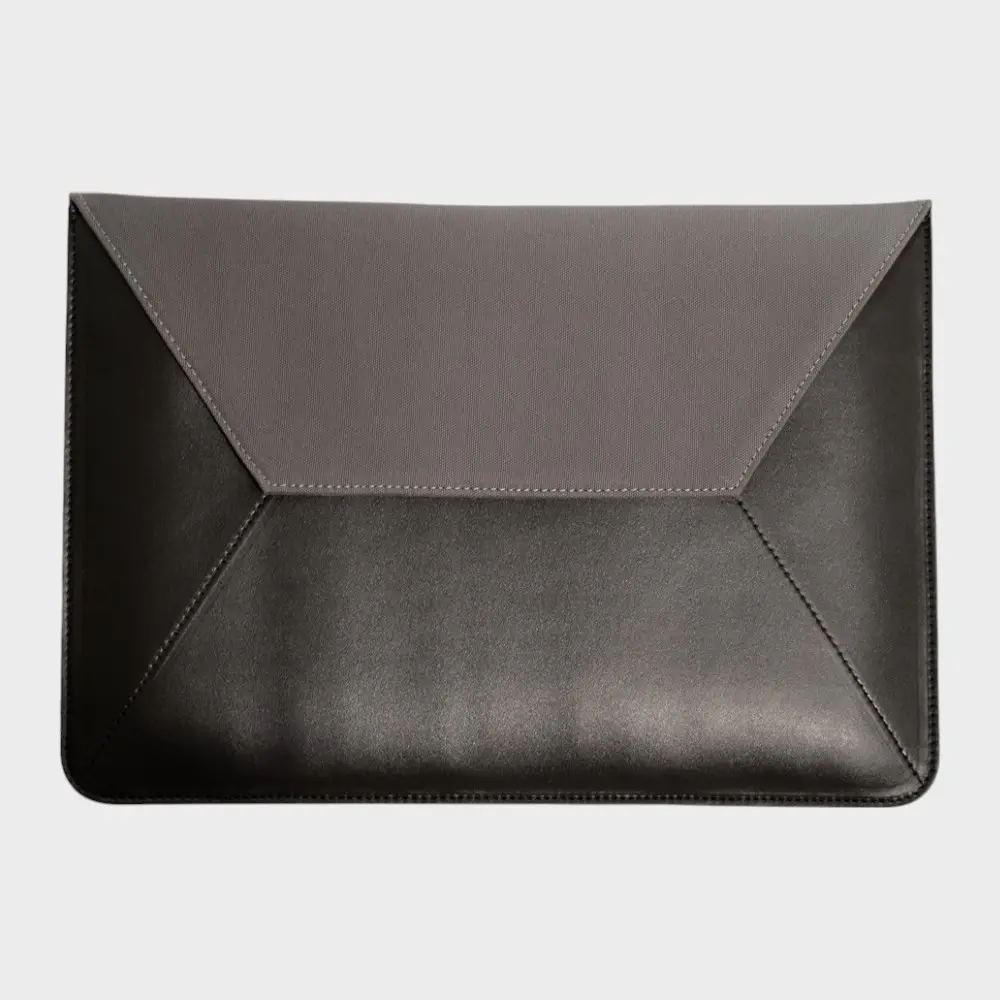 Bryan Laptop Sleeve- Black with Grey — image 1