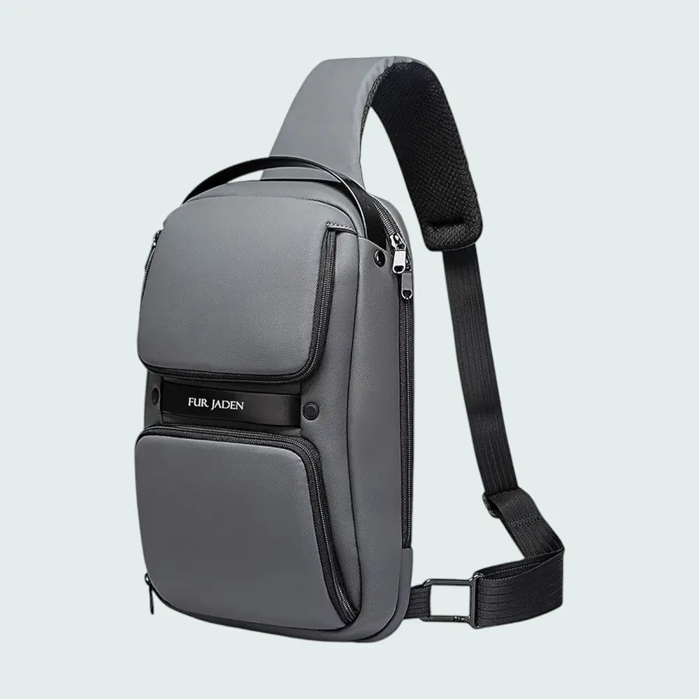 Crossbody Sling Bag- Grey- 10L — image 1