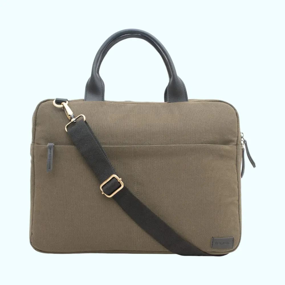 Denver Laptop Bag- Olive Green — image 1
