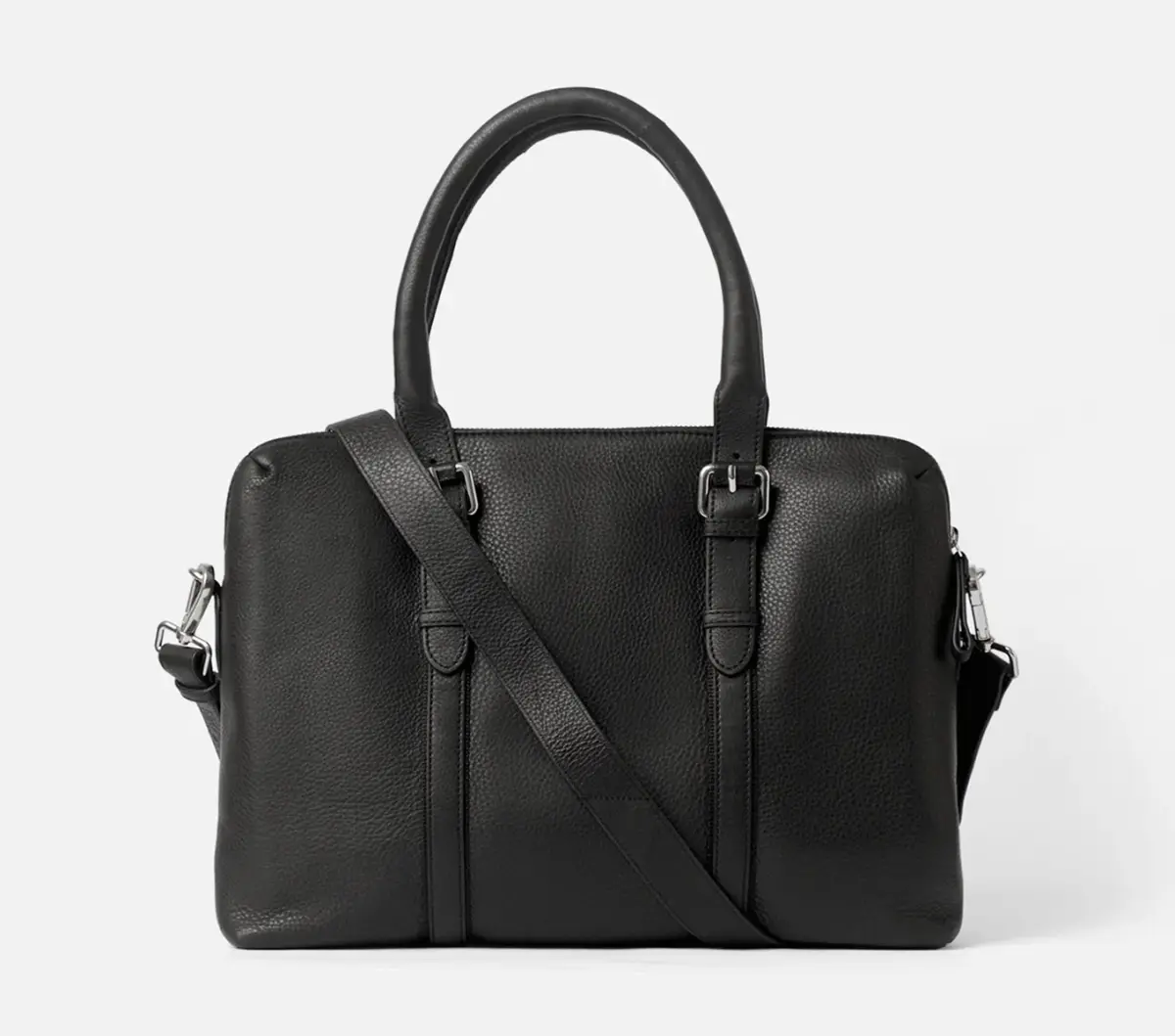 DUAL ZIP LAPTOP BAG LEATHER 15 INCH — image 1