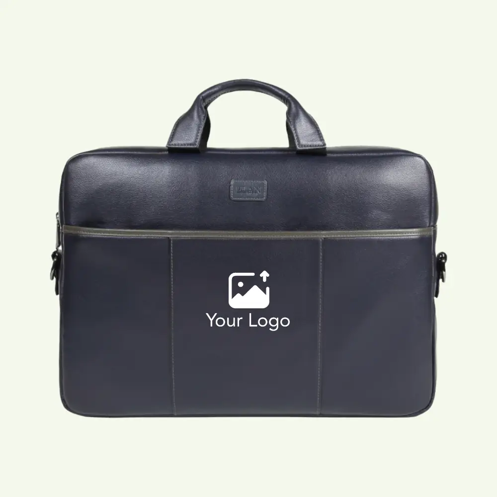Elan Executive Laptop Bag- Blue- 15.6Inch — image 1