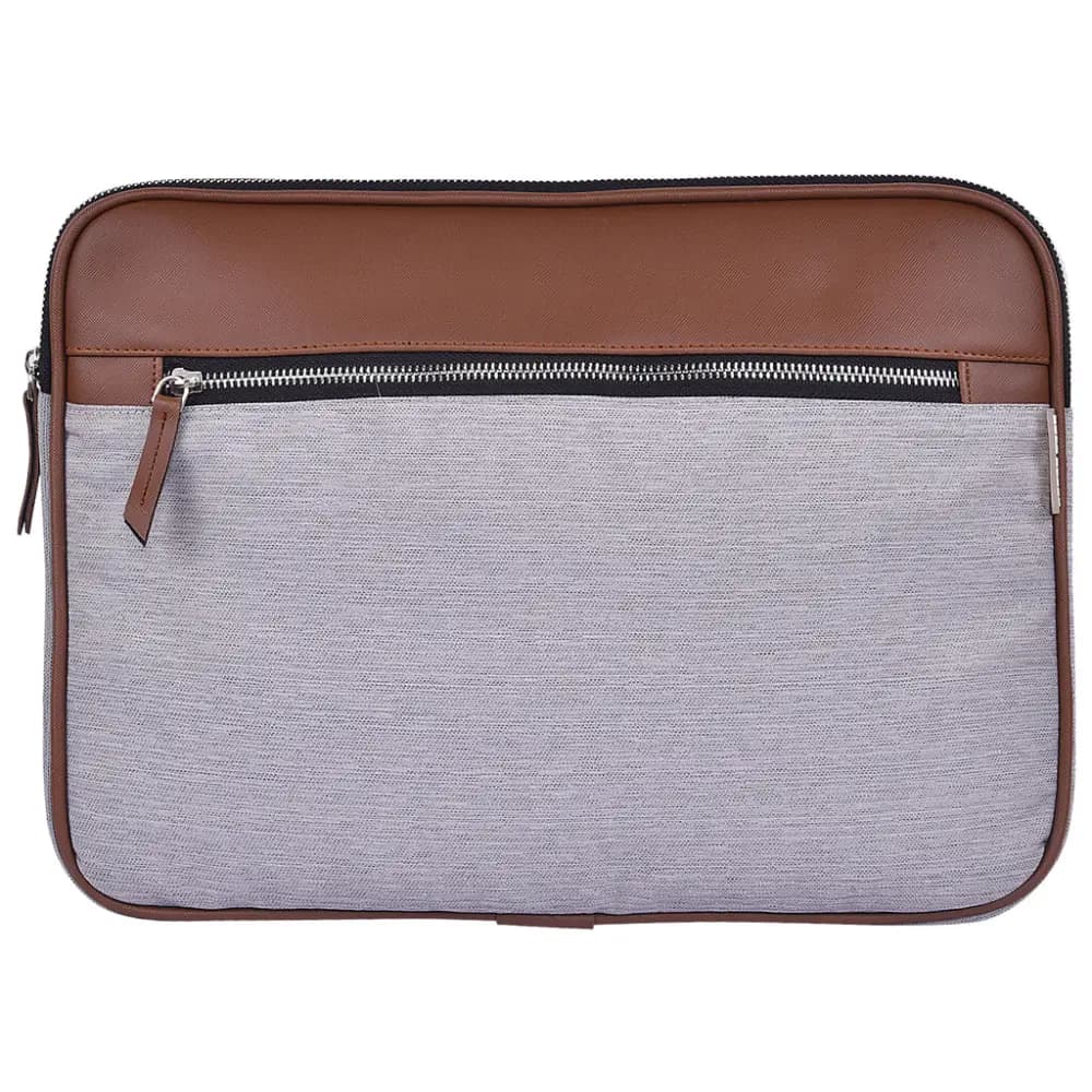 Folio Laptop Sleeve- Light Grey — image 1